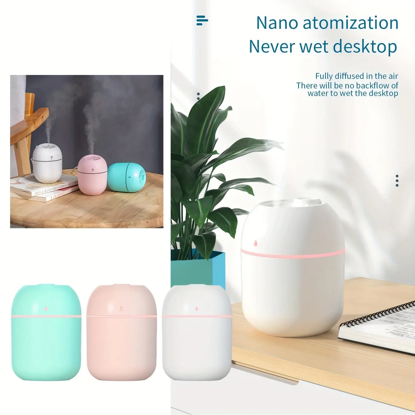Humidificateur d'air silencieux