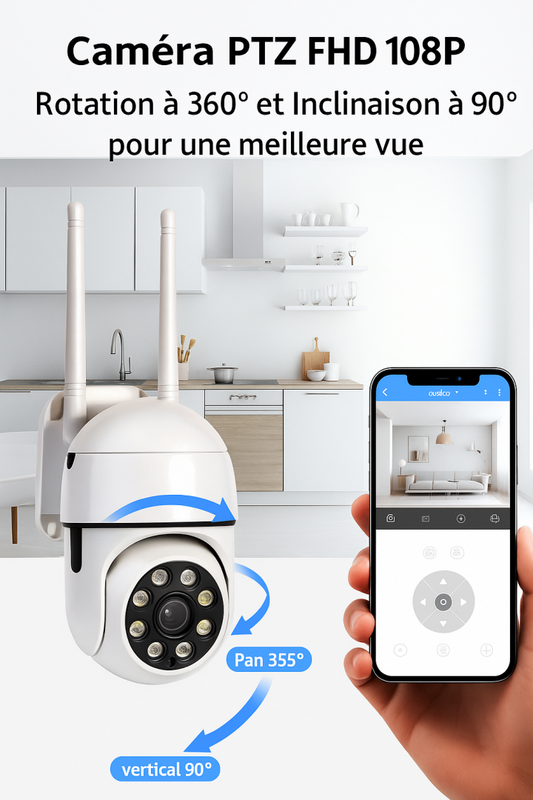 Caméra intélligente pour surveiller et protéger enfants et domiciles