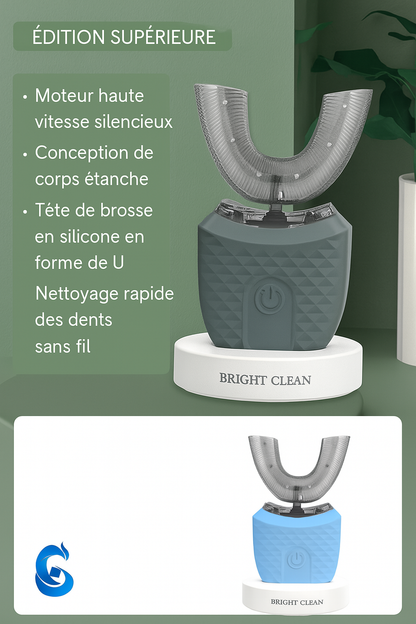 Brosse à dents électrique blanchisseuse automatique en U